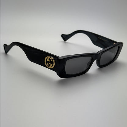 Gucci Sunglasses GG0516S 013 Black Havana / Silver Mirror Women