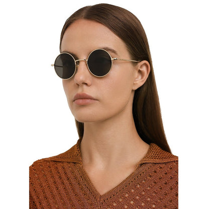 Gucci Sunglasses GG1649S 007 Gold Grey Unisex