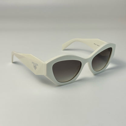 PRADA Sunglasses PR07YS 142130 White Grey Gradient Women