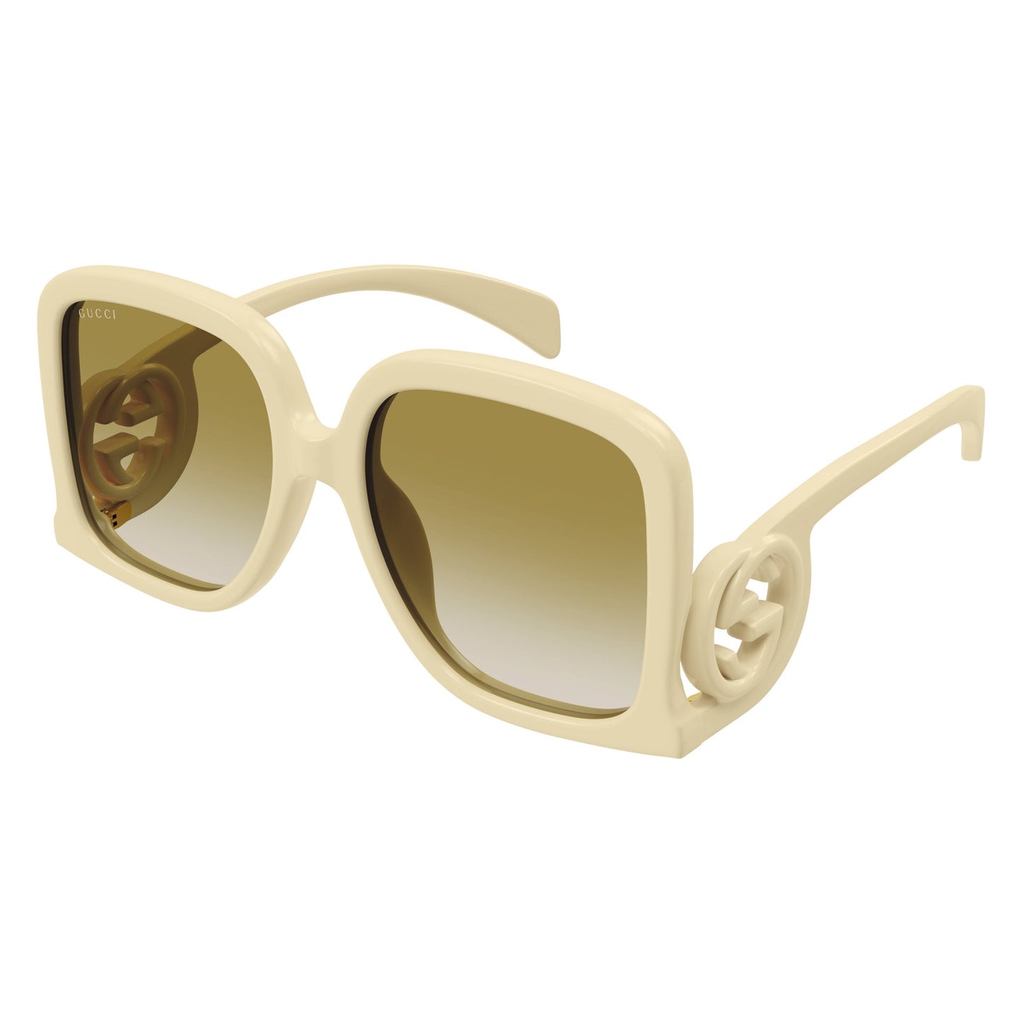 Gucci Sunglasses GG1326S 002 Ivory/Brown Women