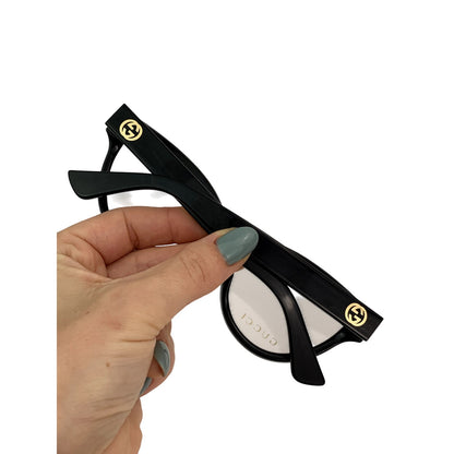 Gucci Eyeglasses GG1581O 001 Black Transparent Women