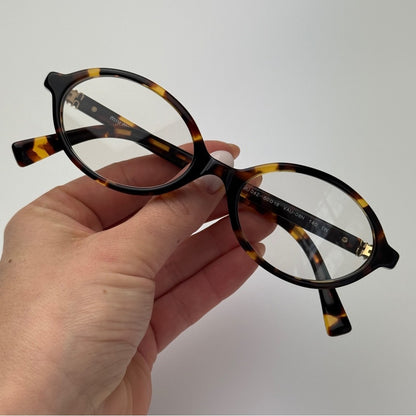 MIU MIU Eyeglasses MU04ZS VAU08N Honey Havana/Clear Blue Light Filter