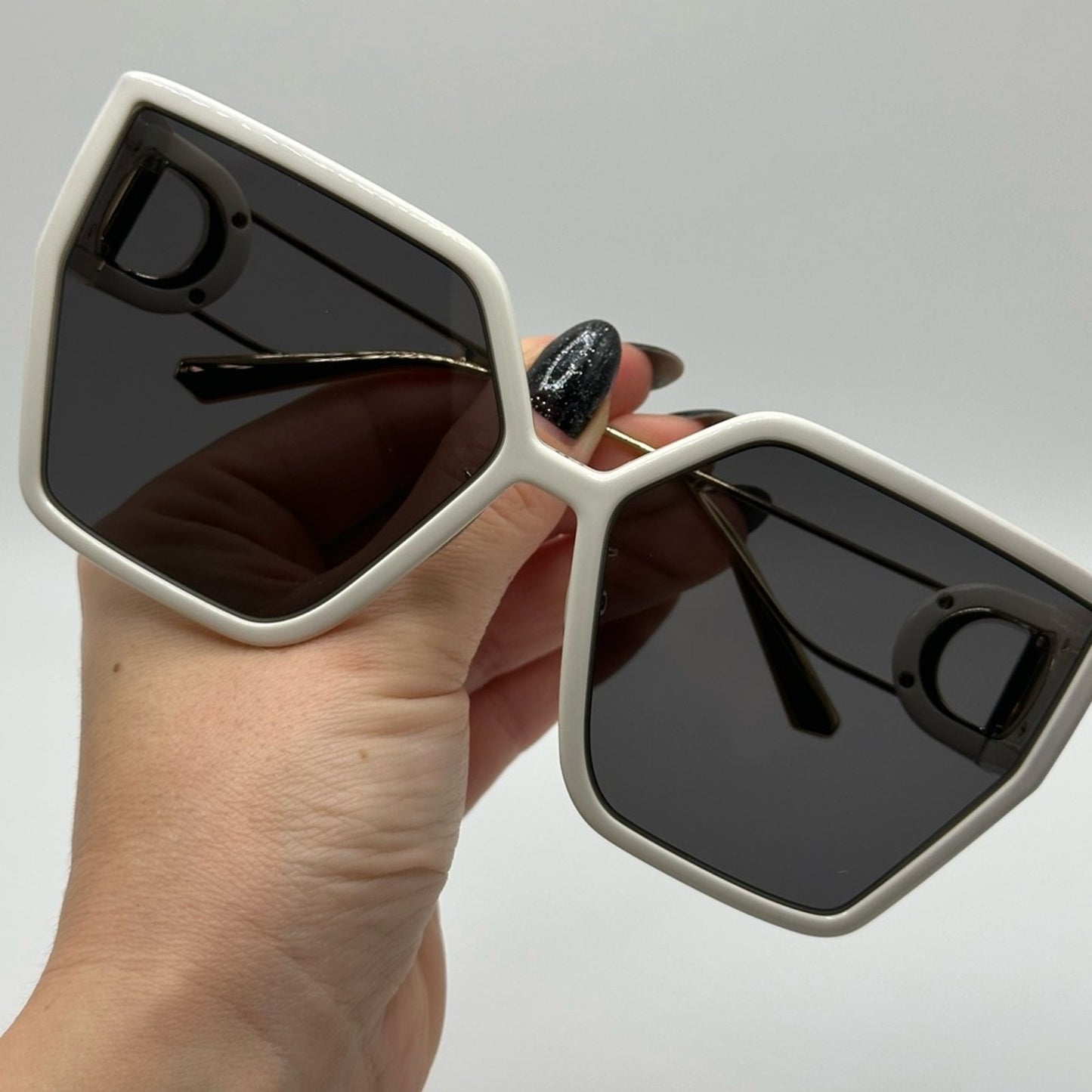 Dior Sunglasses 30MONTAIGNE BU 95A1 White Grey Women