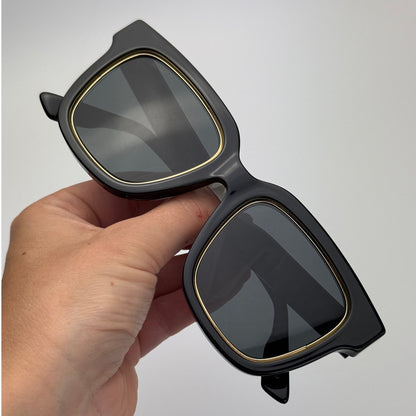 Gucci Sunglasses GG1136SA 001 Black Grey Unisex