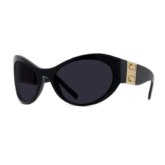Givenchy Sunglasses GV40073I 01A Shiny Black/Gold/Grey Unisex