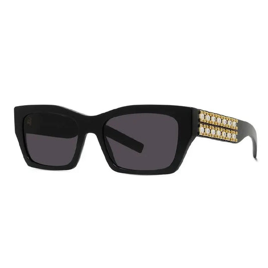 Givenchy Sunglasses GV40077I 01A Shiny Black and Studs/Grey Women