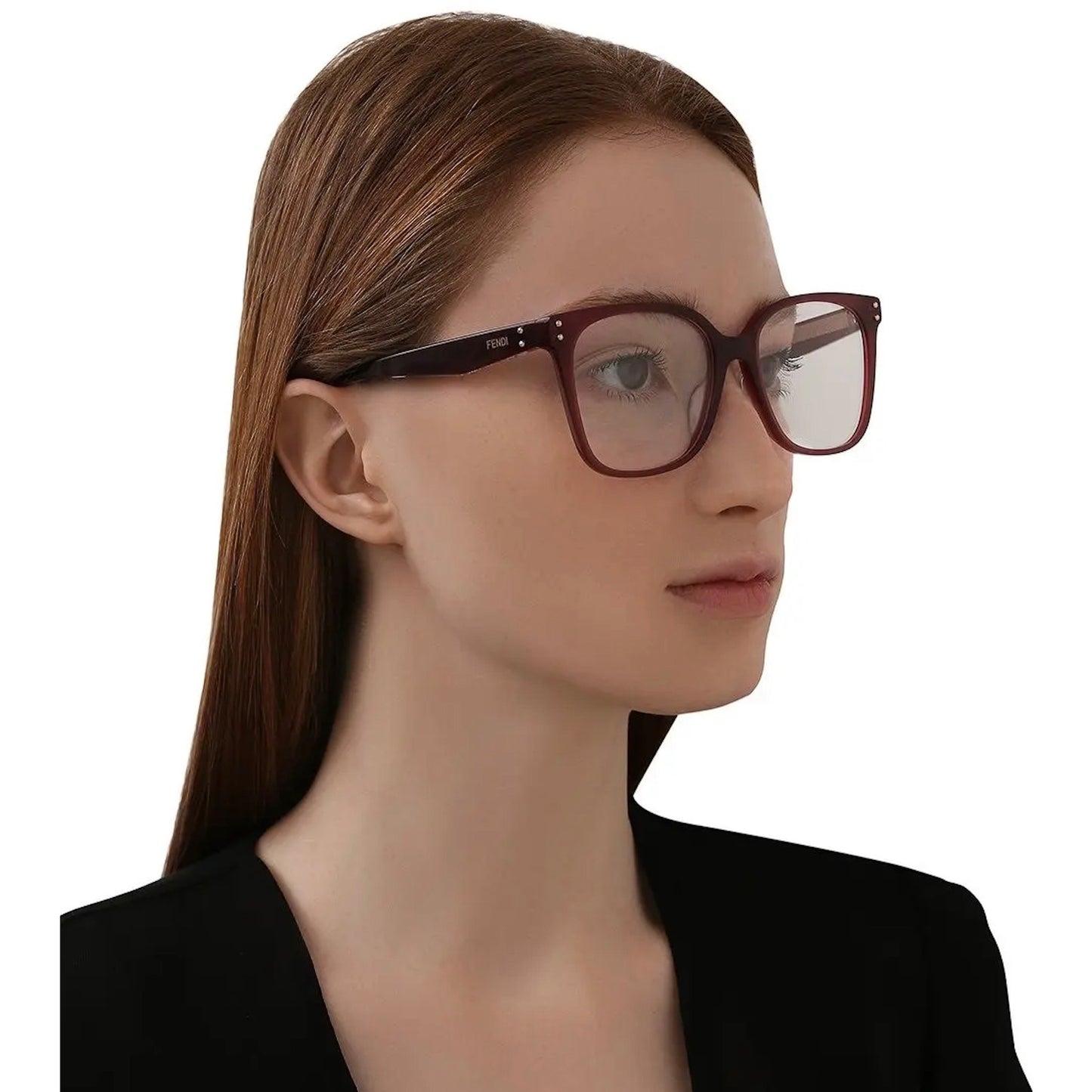 Fendi Eyeglasses FE50004I 51069 Milky Burgundy Women