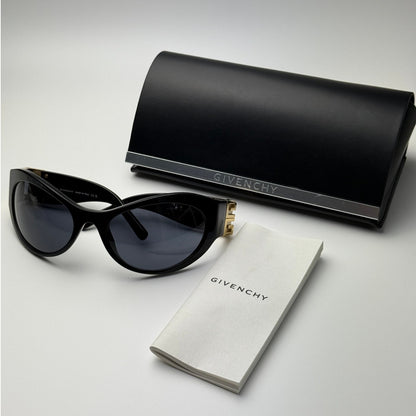 Givenchy Sunglasses GV40073I 01A Shiny Black/Gold/Grey Unisex