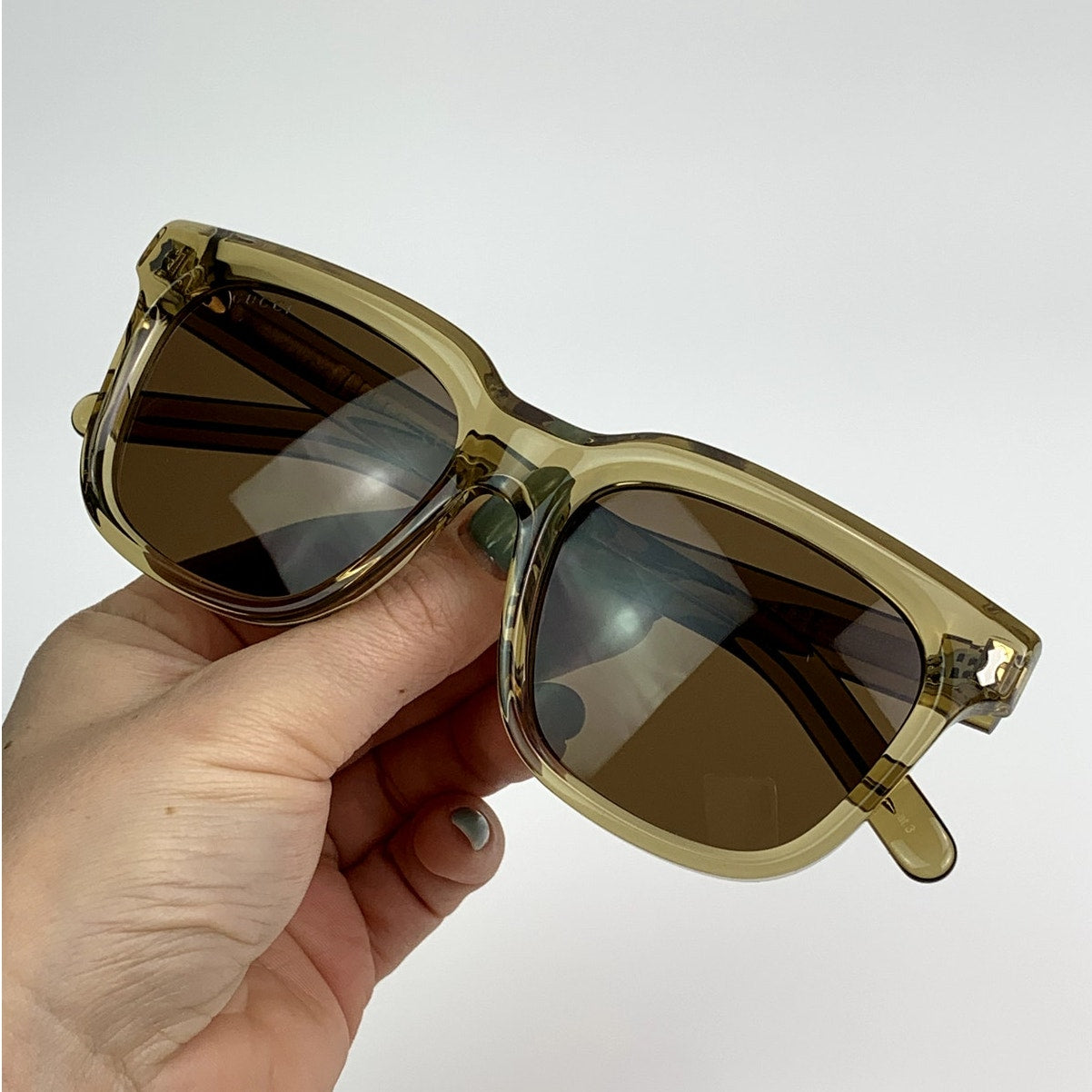 Gucci Sunglasses GG1523S 004 Yellow Brown Men