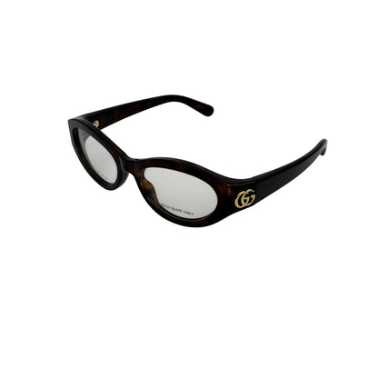 Gucci Eyeglasses GG1405O 002 Havana Transparent Unisex