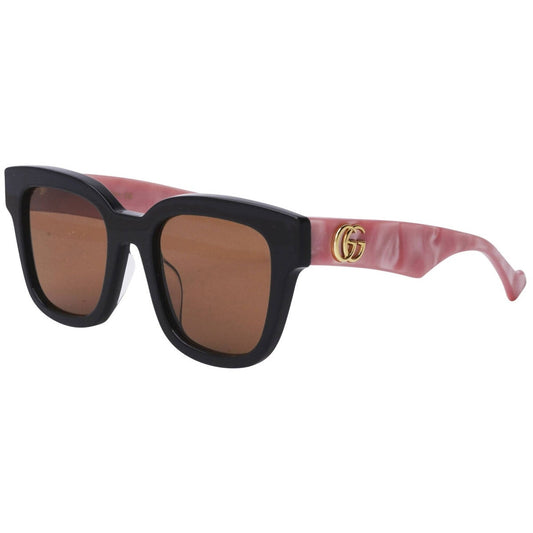 Gucci Sunglasses GG0998S 005 Black/Pink/Brown Women