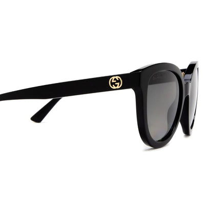 Gucci Sunglasses GG1315S 002 Shiny Black/Grey Polarized Women