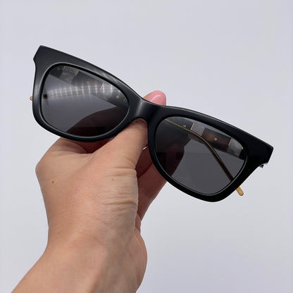 Gucci Sunglasses GG0598S 001 Black/Grey Women