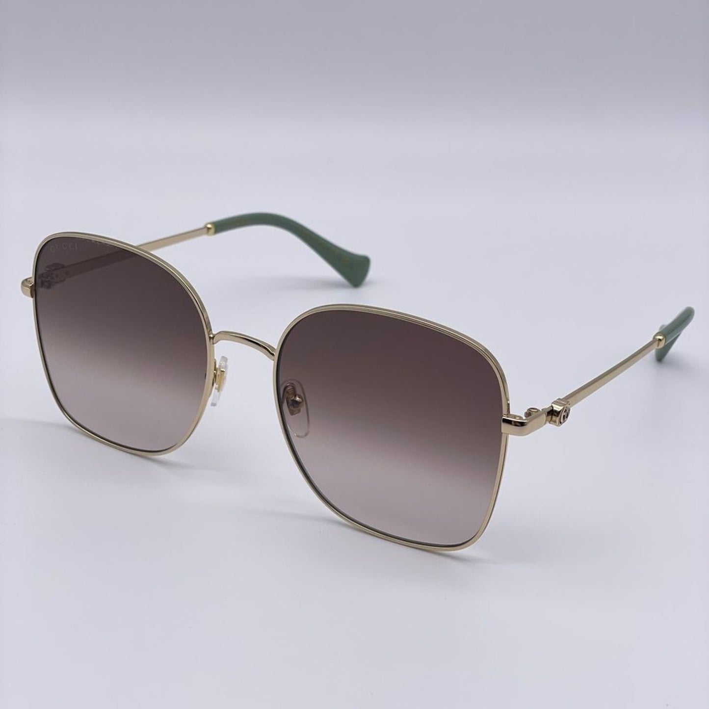 Gucci Sunglasses GG1143S 002 Gold/Brown Women 