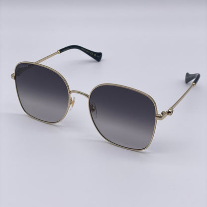 Gucci Sunglasses GG1143S 001 Gold/Grey Women