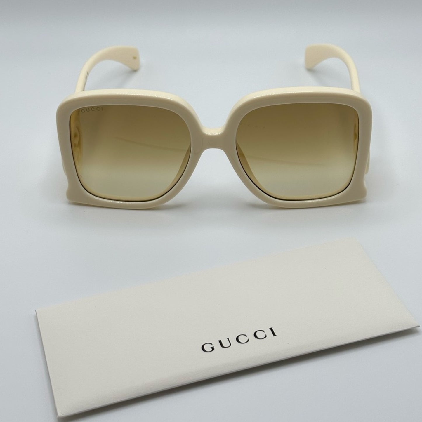 Gucci Sunglasses GG1326S 002 Ivory/Brown Women