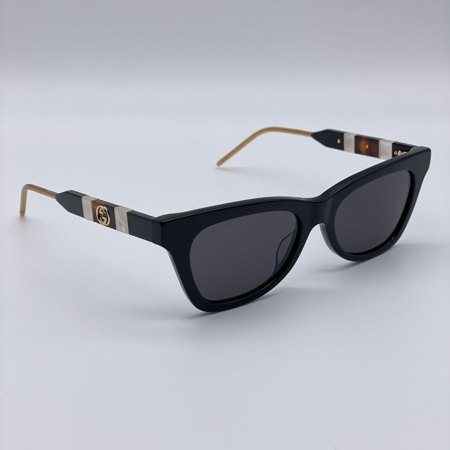 Gucci Sunglasses GG0598S 001 Black/Grey Women