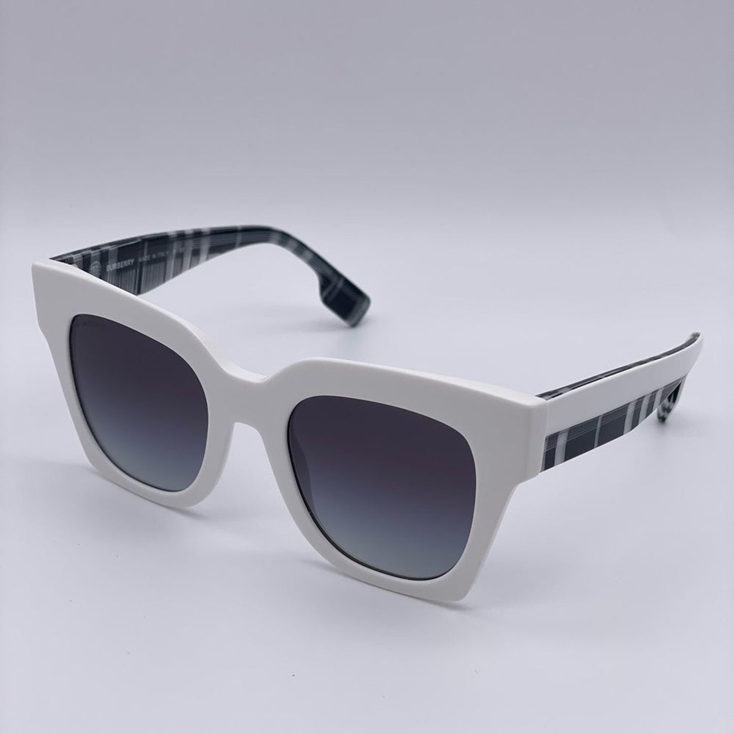 BURBERRY Sunglasses BE4364 Kitty 39958G White/Gray Gradient Woman