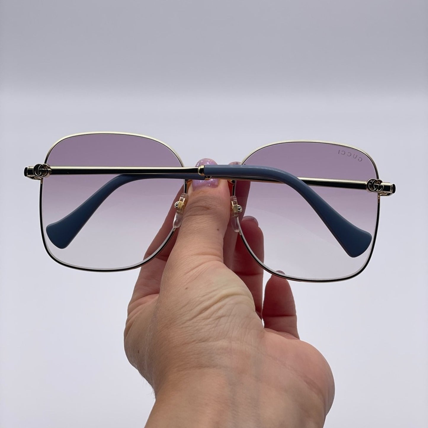 Gucci Sunglasses GG1143S 003 Gold/Violet Women