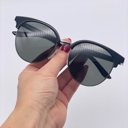 BALENCIAGA Sunglasses BB0020SK 001 Black Grey Unisex