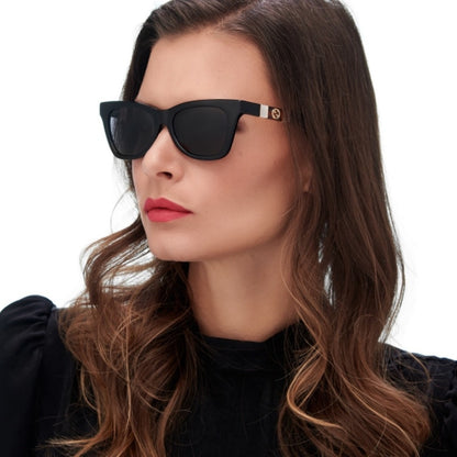 Gucci Sunglasses GG0598S 001 Black/Grey Women