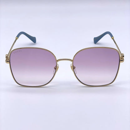 Gucci Sunglasses GG1143S 003 Gold/Violet Women